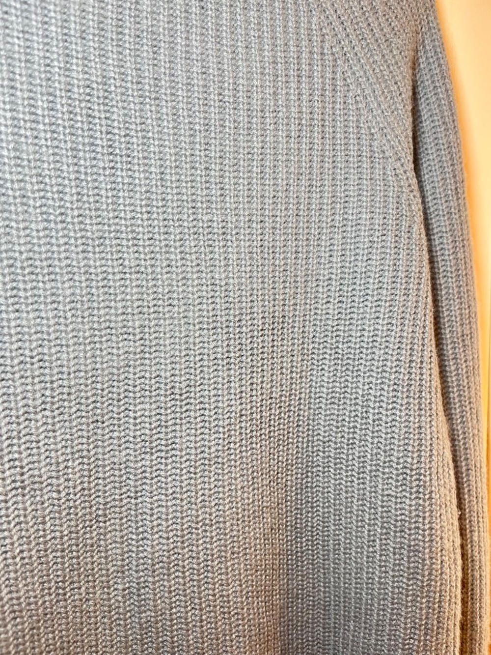 Quince 100% Cashmere Dusty Blue Fisherman Crew Neck Sweater Size XS - Picture 3 of 7